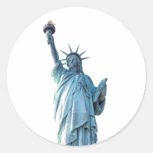 Statue of Liberty New York City Classic Round Sticker