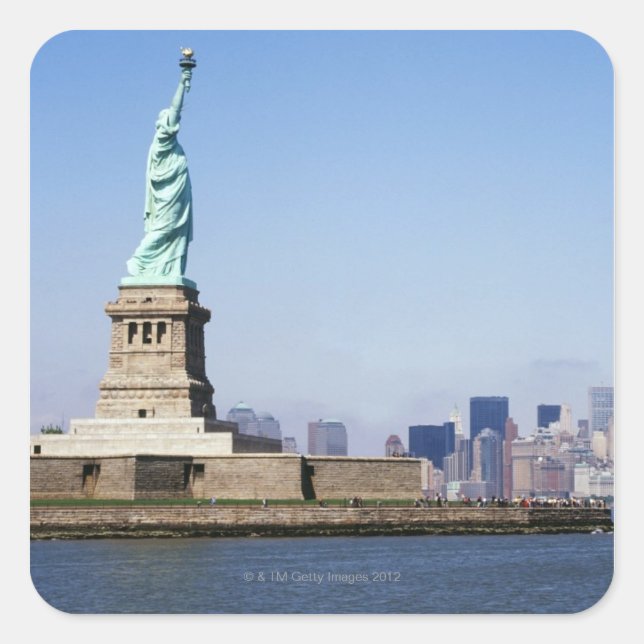 Statue of Liberty, New York City, New York Square Sticker (Front)