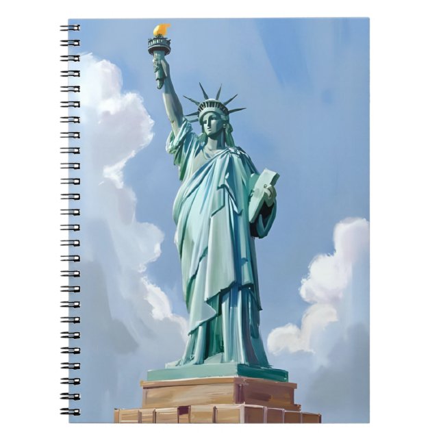 Statue of Liberty New York City Notebook (Front)