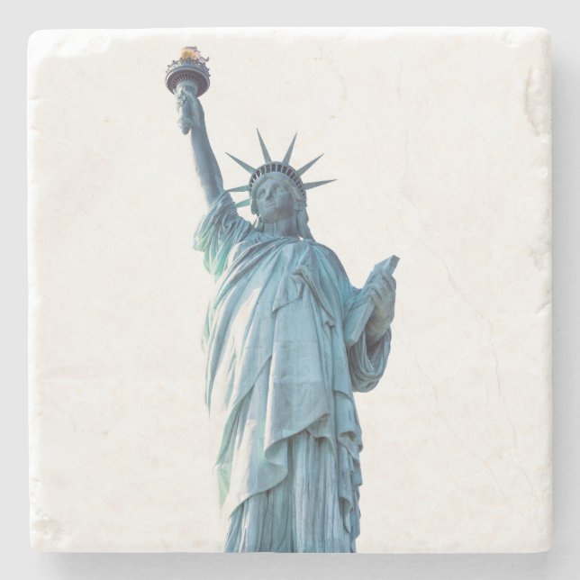 Statue of Liberty New York City Stone Coaster (Front)