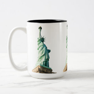 Statue of Liberty New York City Two-Tone Coffee Mug