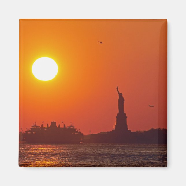 Statue of Liberty, New York Harbour, NY, USA, Magnet (Front)
