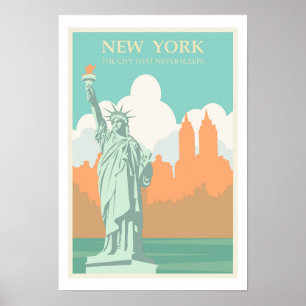 Statue of Liberty, New York Poster
