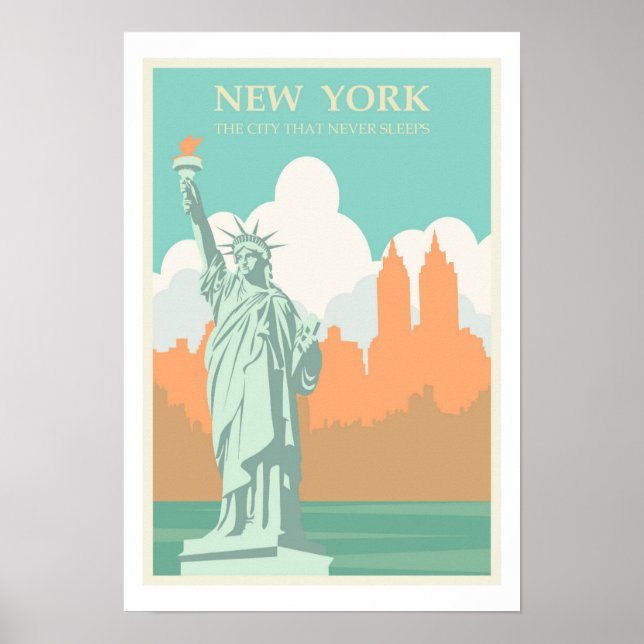 Statue of Liberty, New York Poster (Front)