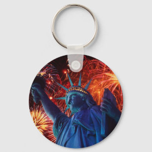 Statue_Of_Liberty_ NewYork _Harbor. Keychain