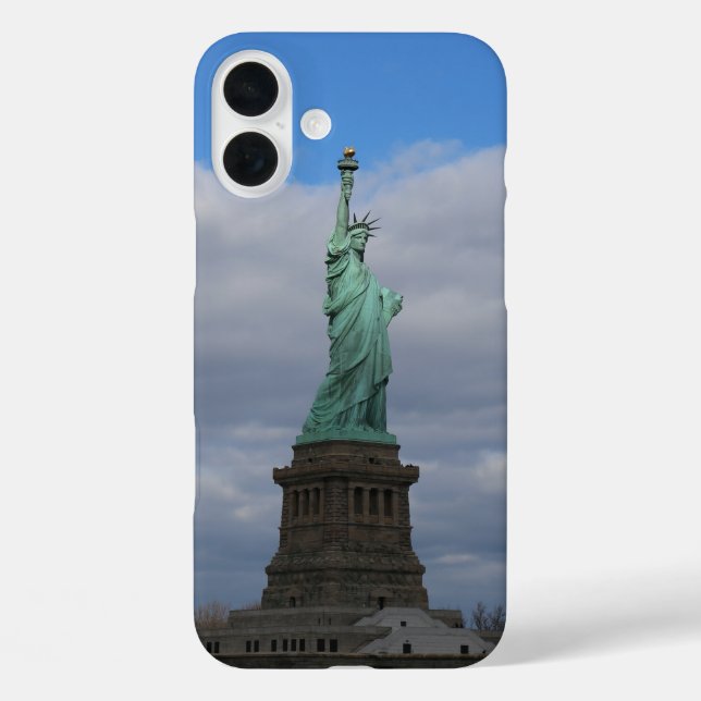 Statue of Liberty NYC illuminated Case-Mate iPhone Case (Back)