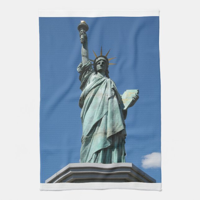Statue of Liberty, Odaiba, Tokyo, Japan Kitchen Towel (Vertical)