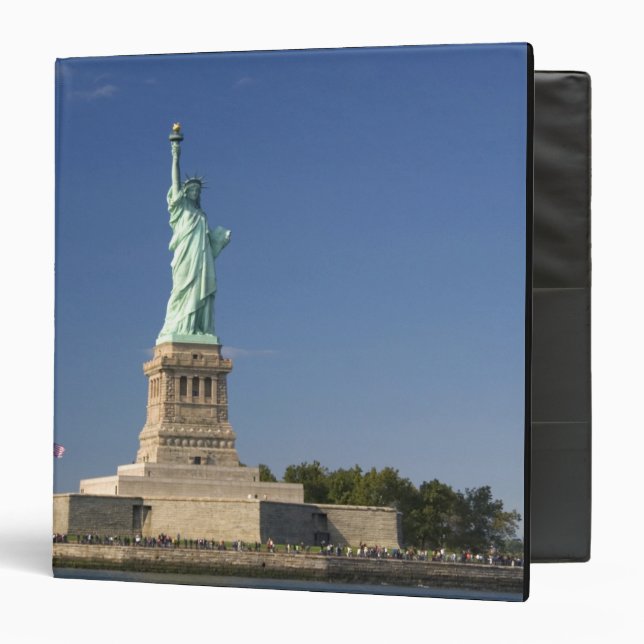Statue of Liberty on Liberty Island in New 2 Binder (Front/Inside)