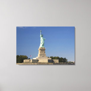 Statue of Liberty on Liberty Island in New Canvas Print