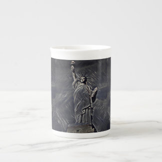 Statue of Liberty painting Bone China Mug