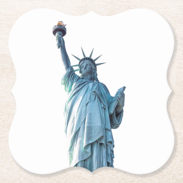 Statue of liberty   paper coaster (Front)