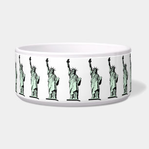 Statue of Liberty Pet Bowl