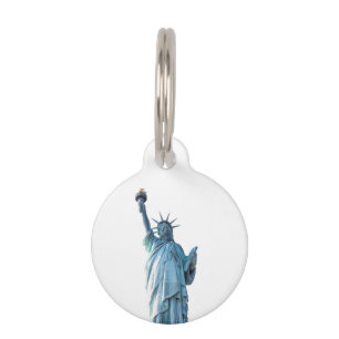 Statue of liberty pet tag