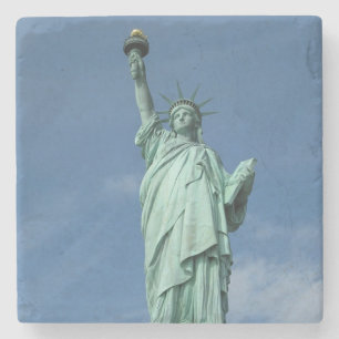 Statue of liberty photo stone coaster