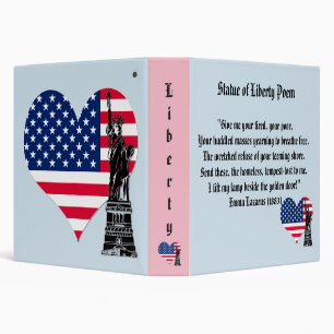Statue of Liberty Poem Binder