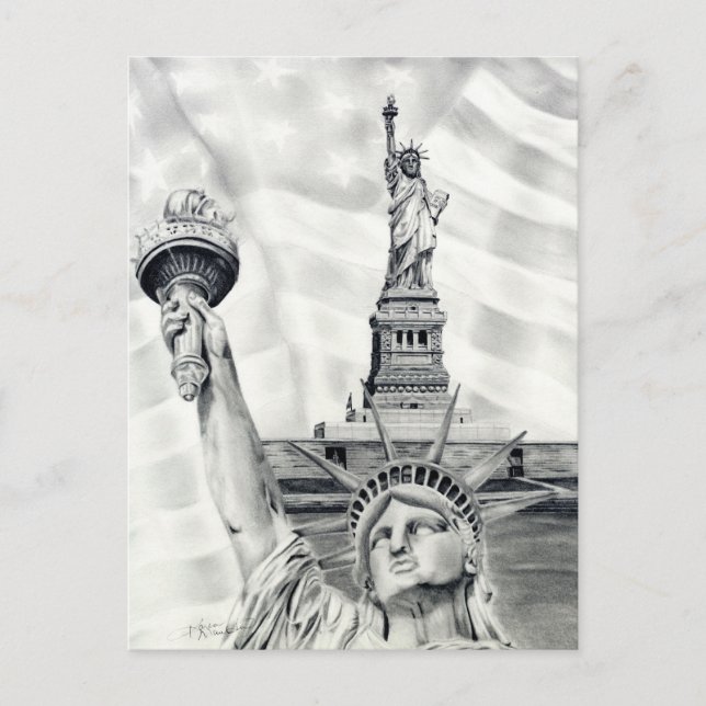 Statue of Liberty Postcard (Front)