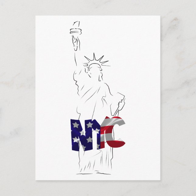 Statue of Liberty Postcard (Front)