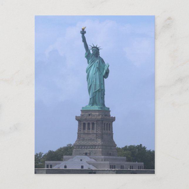 Statue Of liberty Postcard (Front)
