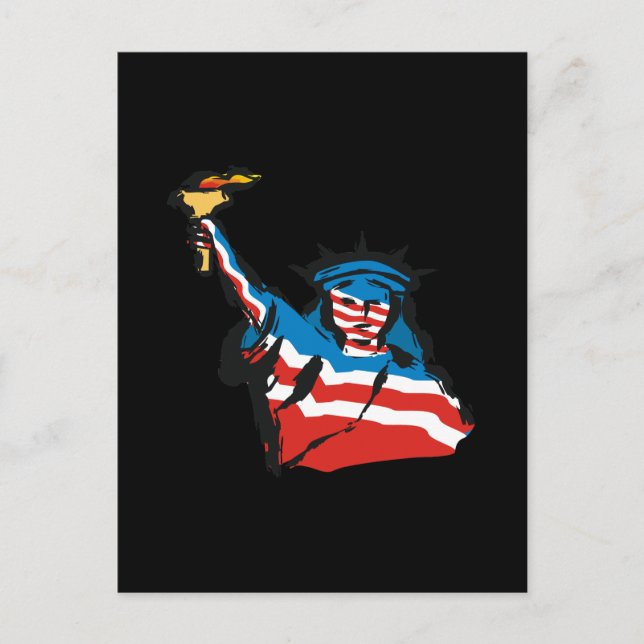 Statue Of Liberty Postcard (Front)