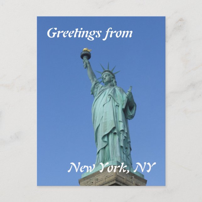 Statue of Liberty Postcard (Front)