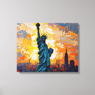 Statue of Liberty Premium Canvas