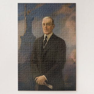 Statue of Liberty & President Woodrow Wilson Jigsaw Puzzle