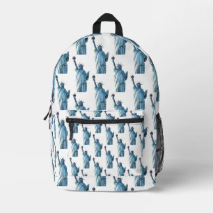Statue of liberty  printed backpack