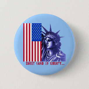 Statue of Liberty Products 2 Inch Round Button