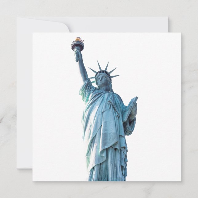 Statue of liberty  save the date (Front)