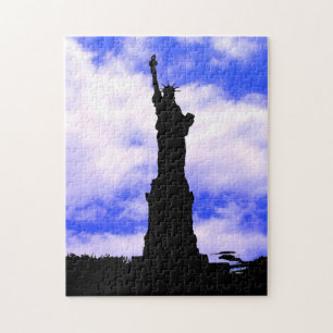 Statue of Liberty Silhouette Jigsaw Puzzle