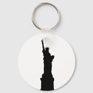Statue of Liberty Silhouette Keychain