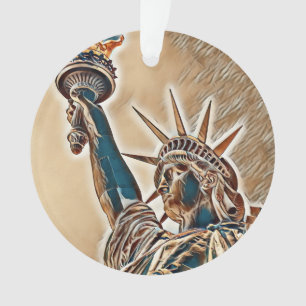 Statue of Liberty stylized Ornament