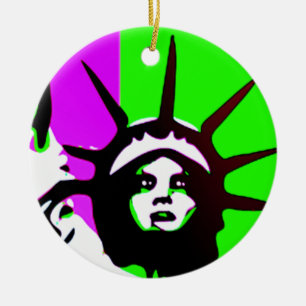 Statue of Liberty Stylized Ornament