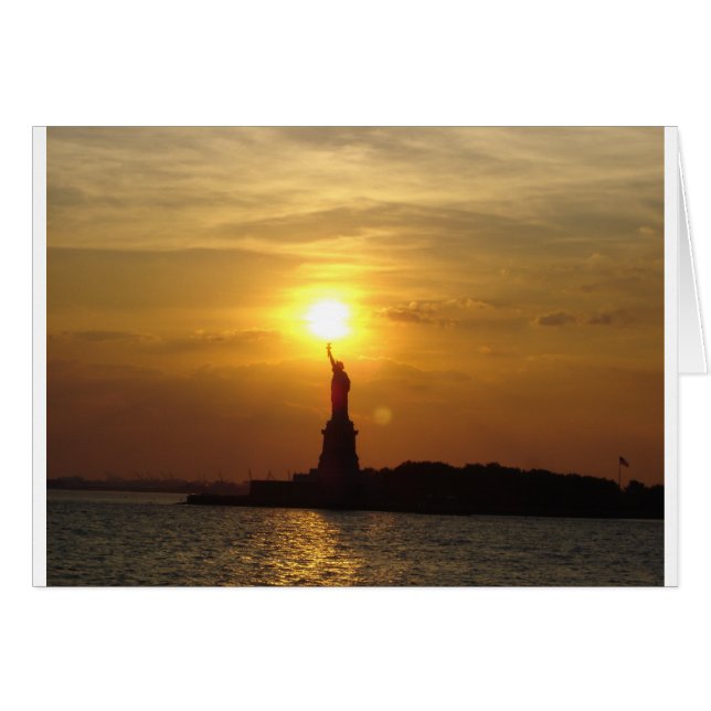 Statue of Liberty Sunset (Front Horizontal)