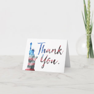 Statue of Liberty Thank You Veterans Card