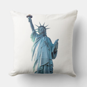 Statue of liberty throw pillow