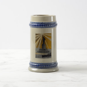 Statue of Liberty Torch & US Navy World War II Beer Stein
