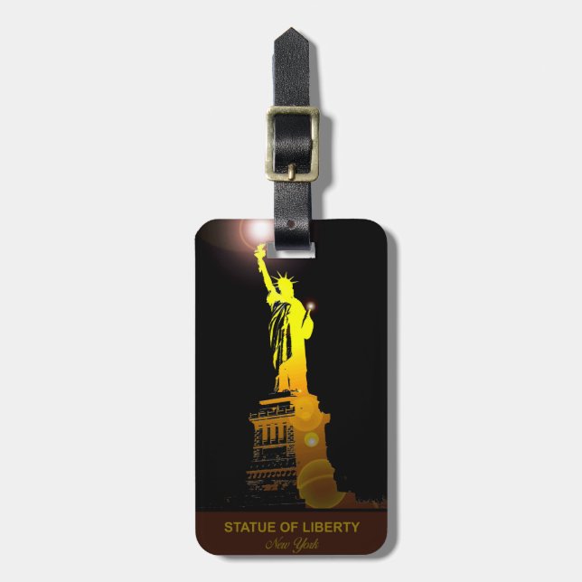 Statue of Liberty Travel Luggage Tag (Front Vertical)
