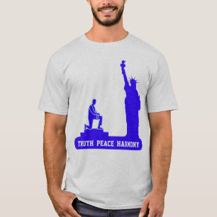 Statue of Liberty, truth peace & harmony T-Shirt