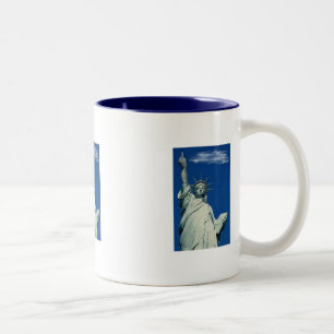 Statue of Liberty Two-Tone Coffee Mug