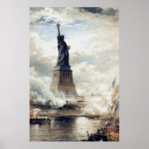 Statue of Liberty Unveiling 1886 Poster