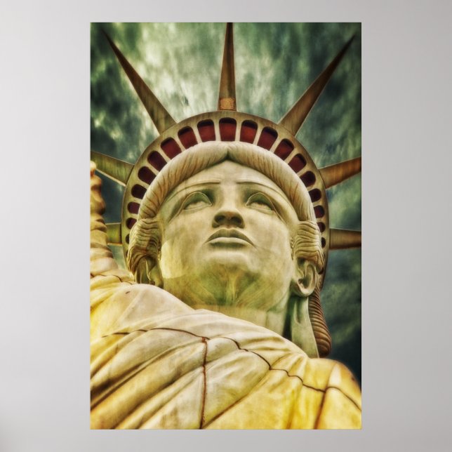 Statue of Liberty USA Colour Photo Wall Poster (Front)