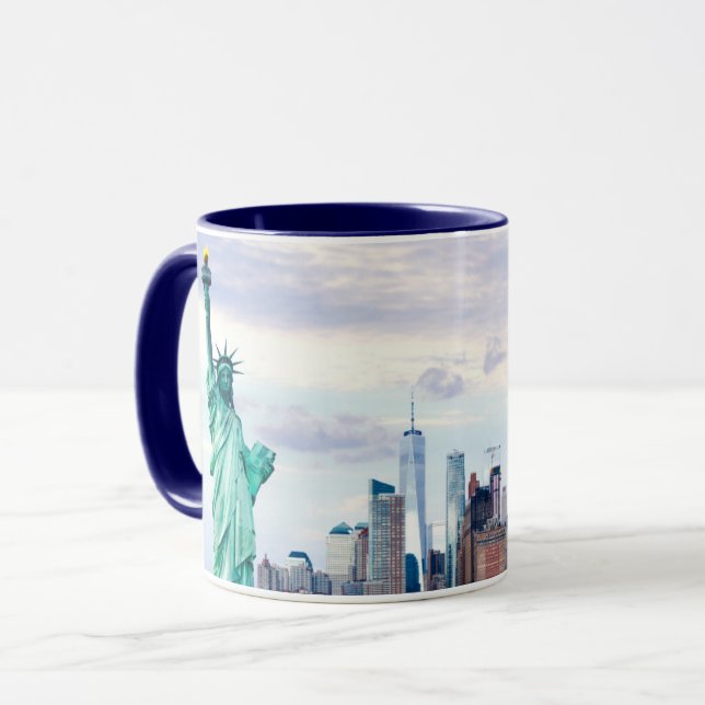 Statue of Liberty with World Trade Center Mug (Front Left)