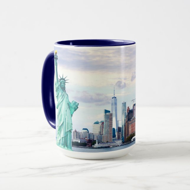 Statue of Liberty with World Trade Center Mug (Front Left)