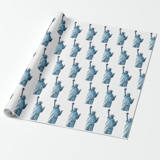 Statue of liberty   wrapping paper (Unrolled)