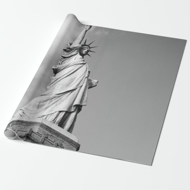 STATUE OF LIBERTY WRAPPING PAPER (Unrolled)
