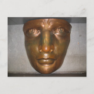 Statue of Liberty's Face Postcard