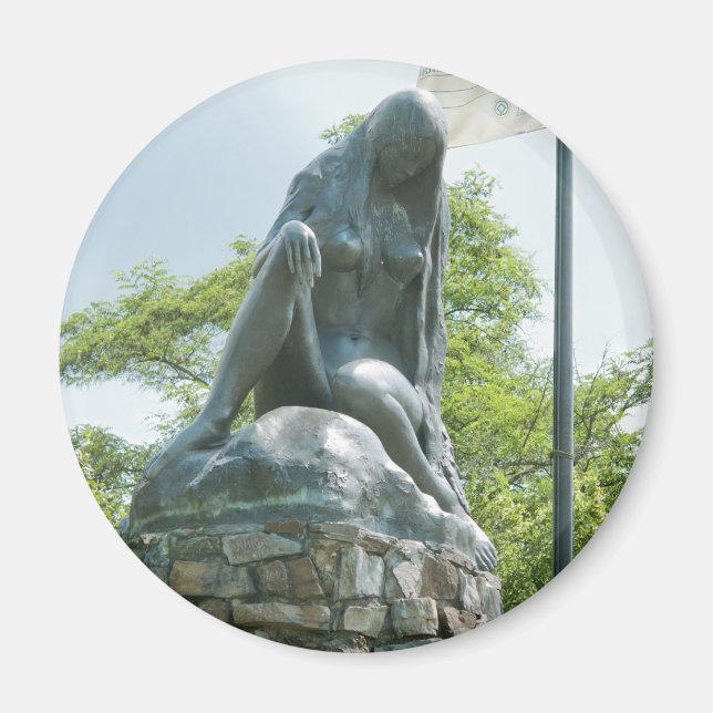 Statue of Lorelei Magnet (Front)