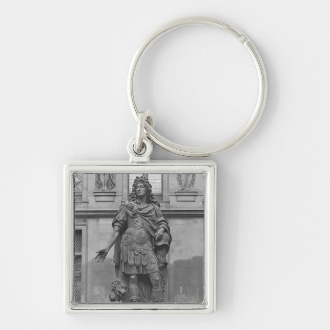 Statue of Louis XIV Keychain (Front)
