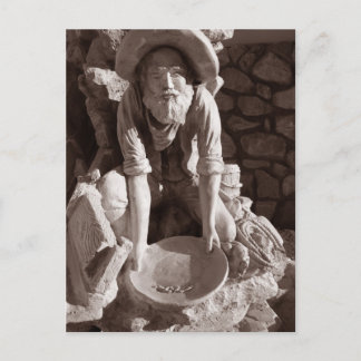 Statue of Miner, Ely, Highway 50 Postcard